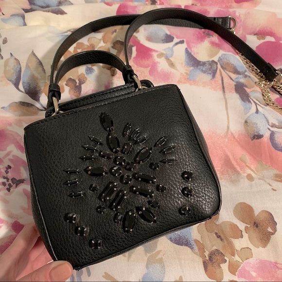 NWOT Zara Mini Embellished Cross Body Purse - Picture 2 of 8